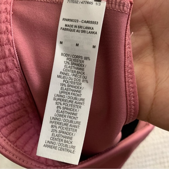 Nike High Impact Dri fit Sports Bra Size Medium - Picture 3 of 5